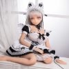 Lolita - 70cm Charming White-Haired Maid Outfit Adult Anime Figurine