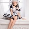 Lolita - 70cm Charming White-Haired Maid Outfit Adult Anime Figurine