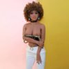 Rivka-160cm (5.2feet)Curly Hair Tan TPE Sex Love Doll
