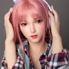 Mumu-148cm Ultra Realistic  Pink Wig TPE silicone Sex Dolls