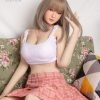 Meng-160CM Beautiful Asian TPE Silicone Head Sex Doll