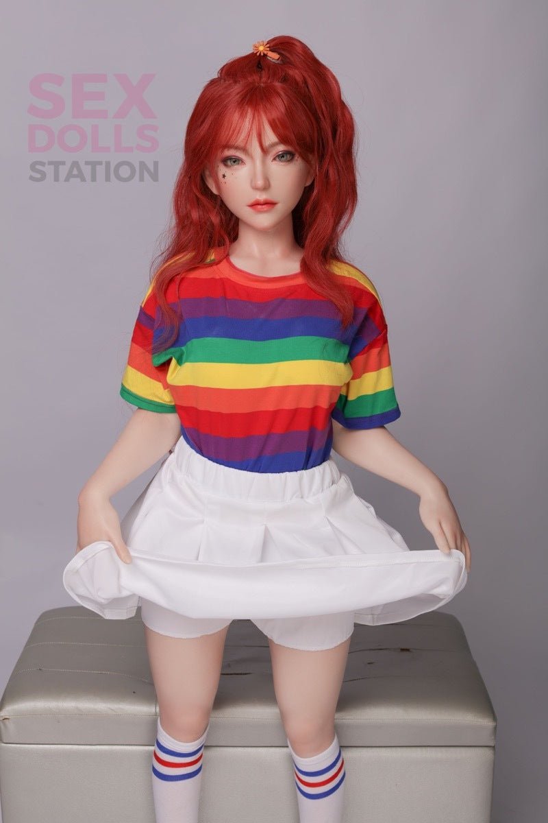Poppy- Realistic Red hair TPE Silicone Head Sex Doll - Image 28
