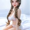 Dina-3ft3 Mini Anime Blond TPE Sex Doll In Stock USA