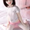 Elins- 122CM Flat Chest Black Hair Mini TPE doll