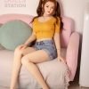 Kichi-150CM Beautiful Asian Girl TPE Silicone Head Sex Doll