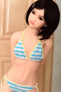 Elinm- 122CM Flat Chest Full Size Mini TPE doll