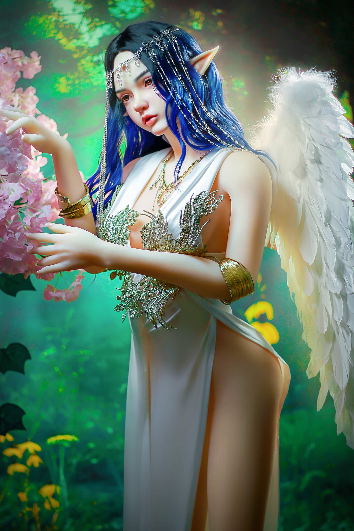 Katte-ROS Oral 160cm Anime Doll - 33" Long Legs & 20" Tiny Waist Elf Goddess - Image 14