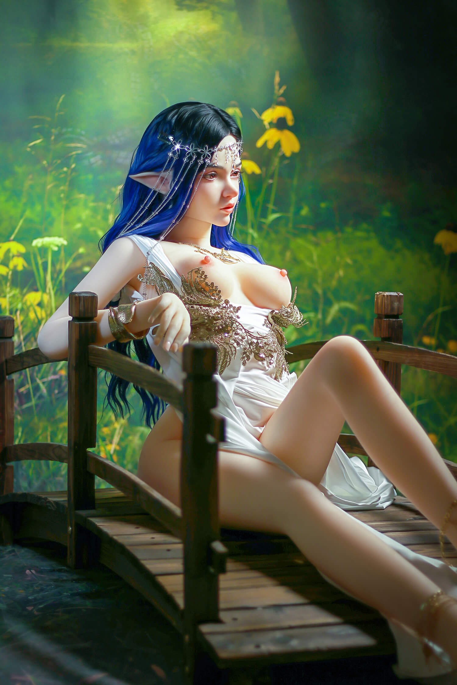 Katte-ROS Oral 160cm Anime Doll - 33" Long Legs & 20" Tiny Waist Elf Goddess - Image 6