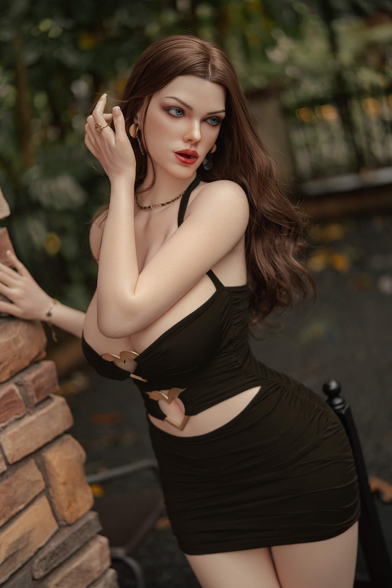 Chesterton-168cm Full Silicone Sex Doll - ROS Movable Jaw & Explosive 104cm Curvy Hips - Image 37