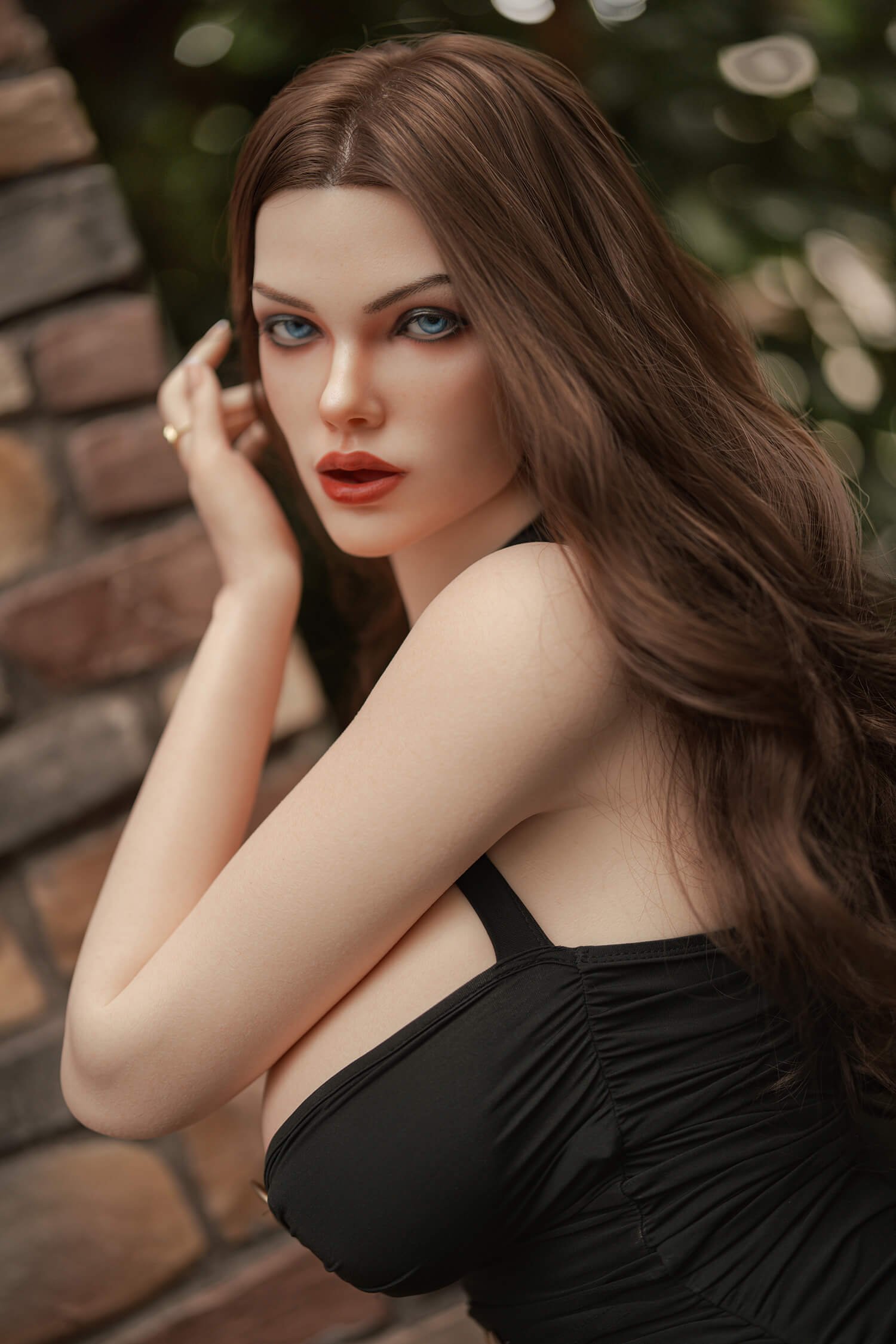 Chesterton-168cm Full Silicone Sex Doll - ROS Movable Jaw & Explosive 104cm Curvy Hips - Image 36