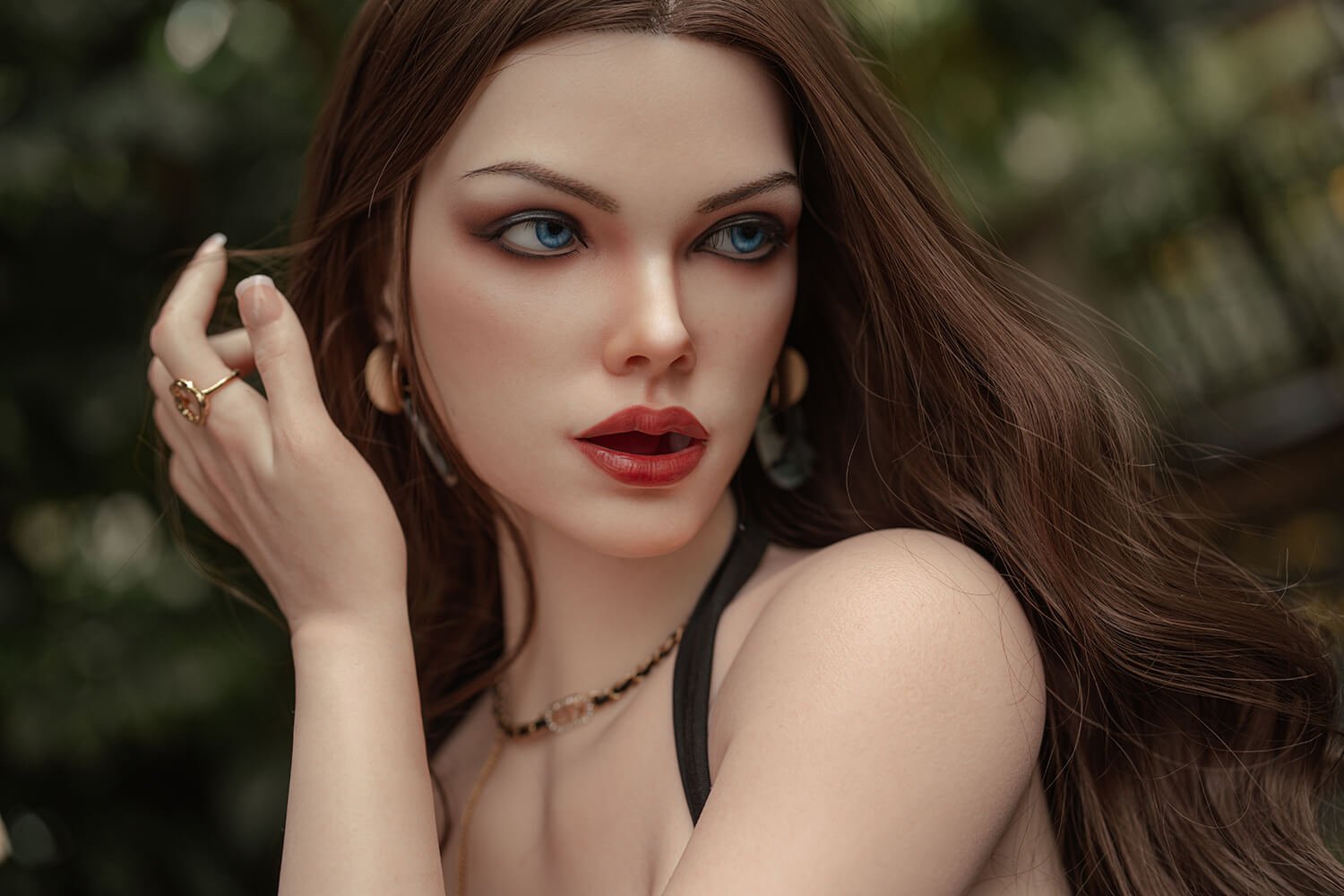 Chesterton-168cm Full Silicone Sex Doll - ROS Movable Jaw & Explosive 104cm Curvy Hips - Image 35