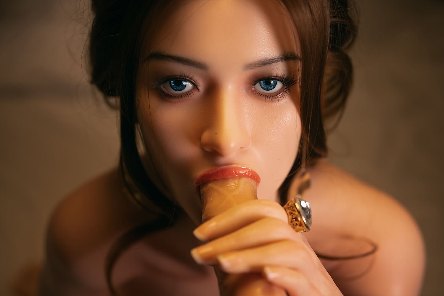 Sheridan-166cm Full Silicone Sex Doll - ROS Movable Jaw & Curvy 103cm Western Hips - Image 9
