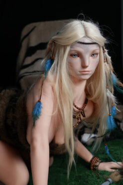 Alternative view of Partridge-170cm Full Silicone Elf Sex Doll - ROS Movable Jaw & Fantasy Elf Ears Head