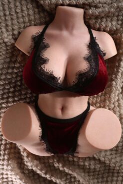 Solid Silicone 35cm Pocket Torso | Fast US Shipping Half Body Doll | Mini Hourglass