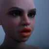 Salem – TPE Doll Head 65, Deep brown – US Stock 5