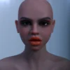 Salem – TPE Doll Head 65, Deep brown – US Stock 9