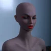 Cypress – TPE Doll Head 301, Deep brown – US Stock 10