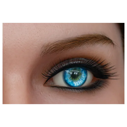 Implanted eyebrows and eyelashes