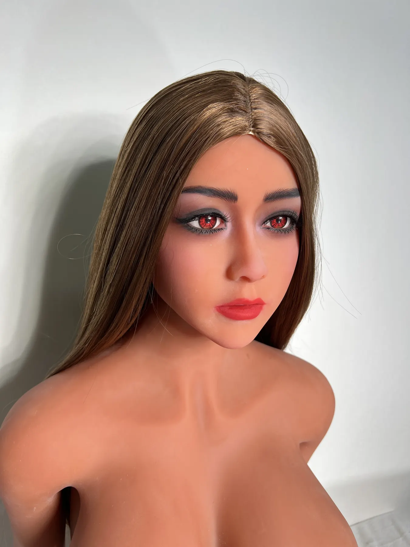 Quenby Moss – 158cm Curvy Tan TPE Custom Doll, Head 45 factory reference 4