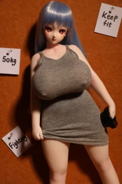 J58 Youla white silicone mini doll – view 6