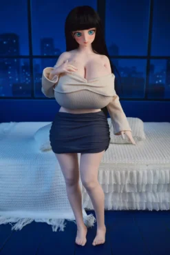 J59 Mizuki cinnamon silicone mini doll – view 2