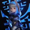 J60 Ling White mini doll view 4
