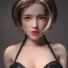 Si60cm L Georgia Cinnamon silicone doll view 2