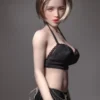 Si60cm L Georgia Cinnamon silicone doll view 7