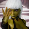 Si60cm L Momoko Olive silicone doll view 12