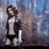 Si60cm M Arwen Cinnamon silicone doll view 10