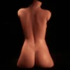 ULW 661 Black Headless Silicone Torso product view
